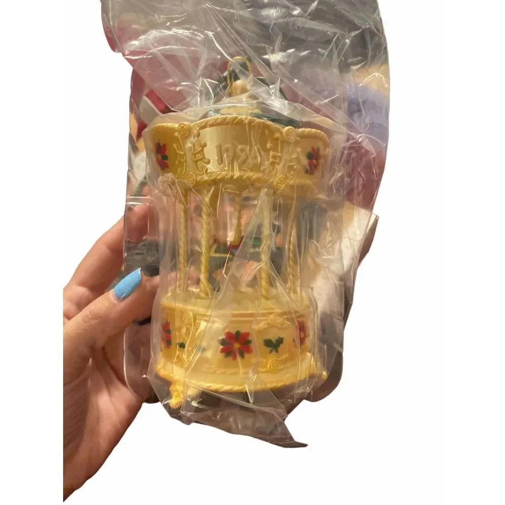 Hallmark Keepsake Magic Ornament 1996 Tobin Fraley Holiday Carousel #3 in Series